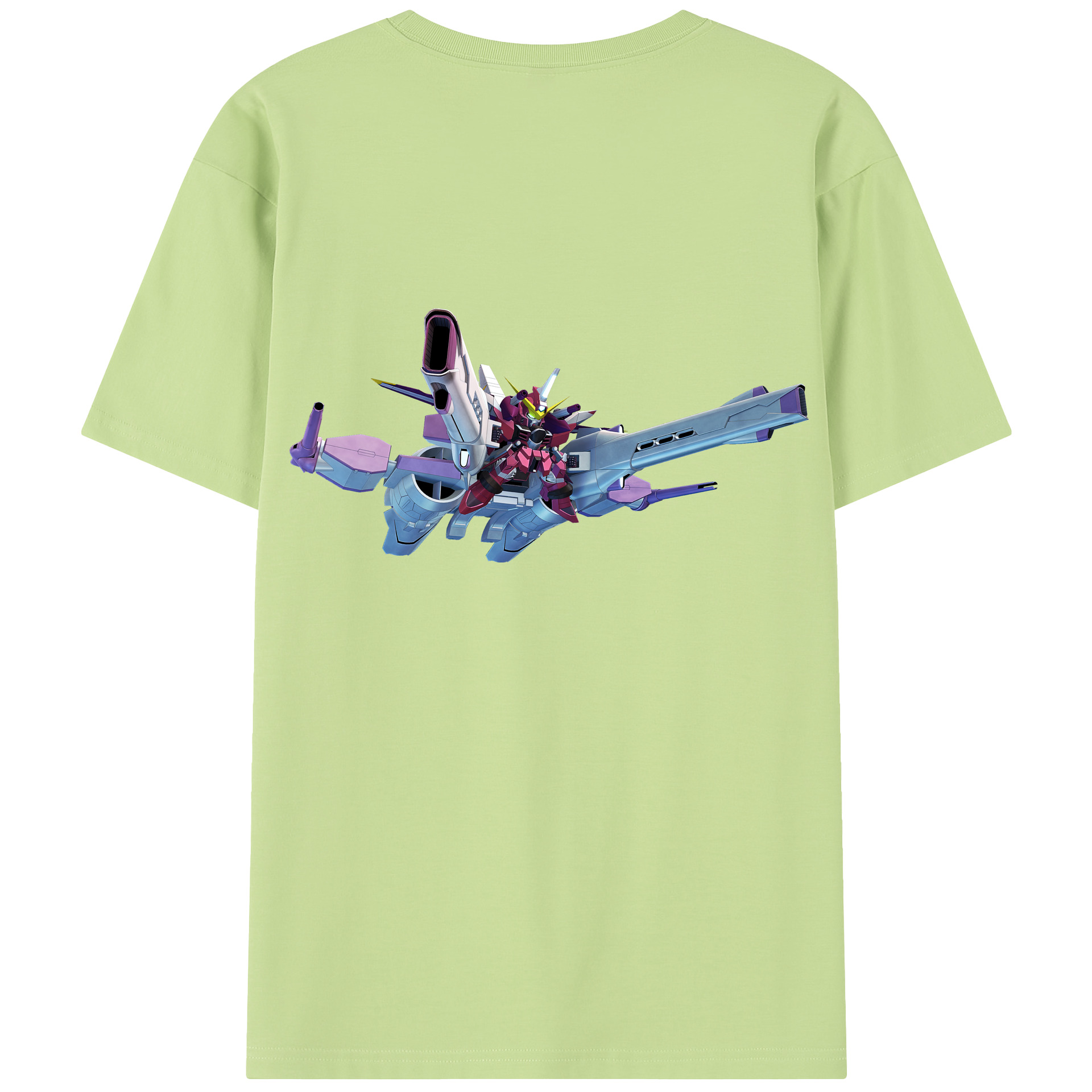 （画像用） 機動戦士ガンダム Mobile Suit Gundam 綿100％半袖Tシャツ（背面プリント）